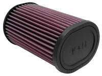 Thumbnail for K&N Filter Universal Rubber Oval Straight 4.5in OL x 3.75in OW x 7in Height 20 Degree Angle