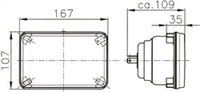 Thumbnail for Hella Module 164 x 103mm H4 12V ECE High/Low Beam Headlamp