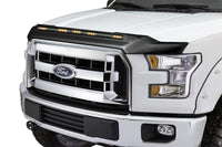 Thumbnail for AVS 2015-2019 Ford F150 Aeroskin Low Profile Hood Shield w/ Lights - Black