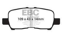 Thumbnail for EBC 05-09 Buick Allure (Canada) 3.6 Greenstuff Rear Brake Pads