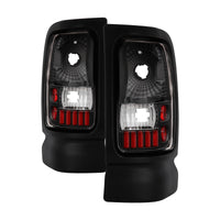 Thumbnail for Xtune Dodge Ram 1500/2500/3500 94-01 Euro Style Tail Lights Black ALT-ON-DRAM94-BK