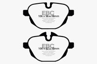 Thumbnail for EBC 11+ BMW X3 2.0 Turbo (F25) Greenstuff Rear Brake Pads