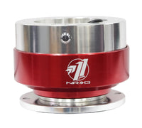 Thumbnail for NRG Quick Release - Silver Body/ Red Chrome Ring