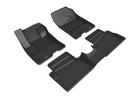 Thumbnail for 3D MAXpider 2022 Ford Maverick Hybrid  Kagu 1st & 2nd Row Floormat - Black