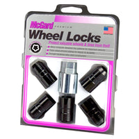 Thumbnail for McGard Wheel Lock Nut Set - 5pk. (Cone Seat) M14X1.5 / 22mm Hex / 1.639in OAL - Black