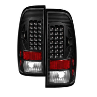 Thumbnail for Xtune Ford F150 Styleside 97-03 / F250/350/450/550 99-07 LED Tail Lights Black ALT-ON-FF15097-LED-BK