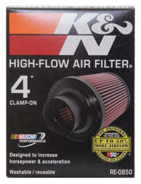 Thumbnail for K&N Universal Air Filter (4in. Flange / 6in. Base OD / 4-5/8in. Top OD / 6in. Height)