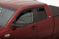 Thumbnail for AVS 07-18 Toyota Tundra Double Cab Ventvisor Low Profile Deflectors 4pc - Smoke