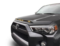 Thumbnail for AVS 10-22 Toyota 4Runner Aeroskin Low Profile Hood Shield w/ Lights - Black