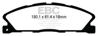 Thumbnail for EBC 13+ Ford Taurus 3.5 Twin Turbo SHO Greenstuff Front Brake Pads