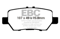 Thumbnail for EBC 05-08 Acura RL 3.5 Greenstuff Rear Brake Pads