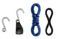 Thumbnail for Thule QuickDraw Ratchet System (For Boat Bow/Stern) Includes (2) 13in. Rope & 4 Hooks - Black/Silver