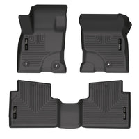 Thumbnail for Husky Liners 2022 Ford Escape Hybrid Black Front & 2nd Seat Floor Liners