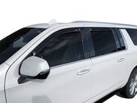 Thumbnail for AVS 2021 GM Tahoe/Yukon/Escalade Ventvisor In-Channel Window Deflectors 4pc - Smoke