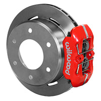 Thumbnail for Wilwood 63-87 C10/C15 DynaPro FDPLP Red Calipers 11in x .81in Rotors 6-Lug Rear Disc Brake Kit