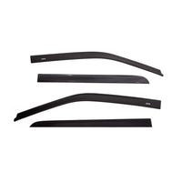 Thumbnail for AVS 2019 Chevrolet Silverado 1500 Ext Cab Ventvisor Low Profile Window Deflectors 4pc - Matte Black