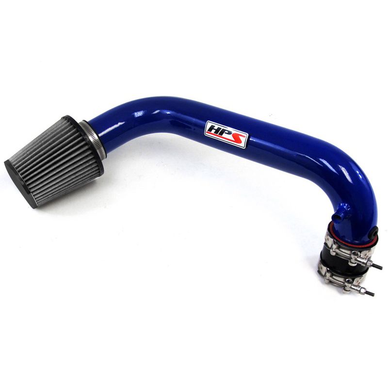 HPS Shortram Air Intake 2001-2005 Honda Civic DX EX LX VI 1.7L, Blue