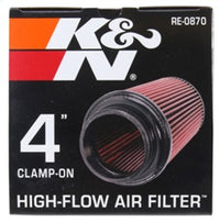 Thumbnail for K&N Universal Rubber Filter 4inch FLG / 6inch OD-B / 4-5/8inch OD-T / 9inch H