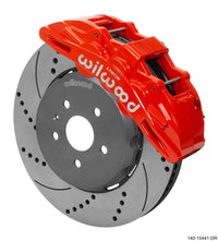 Thumbnail for Wilwood SX6R Front Brake Kit 15in SRP Drilled/Slotted Rotor - Red