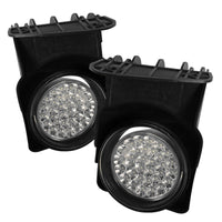 Thumbnail for Spyder GMC Sierra 1500/2500 03-06 03-06 LED Fog Lights w/Switch Clear FL-LED-GS03-C