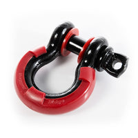 Thumbnail for Rugged Ridge 3/4in Red D-Ring Isolator Kit