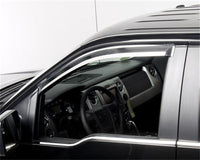 Thumbnail for Putco 09-14 Ford F-150 Super Cab / Crew Cab- Fronts Only - Tape-On Element Chrome Window Visors