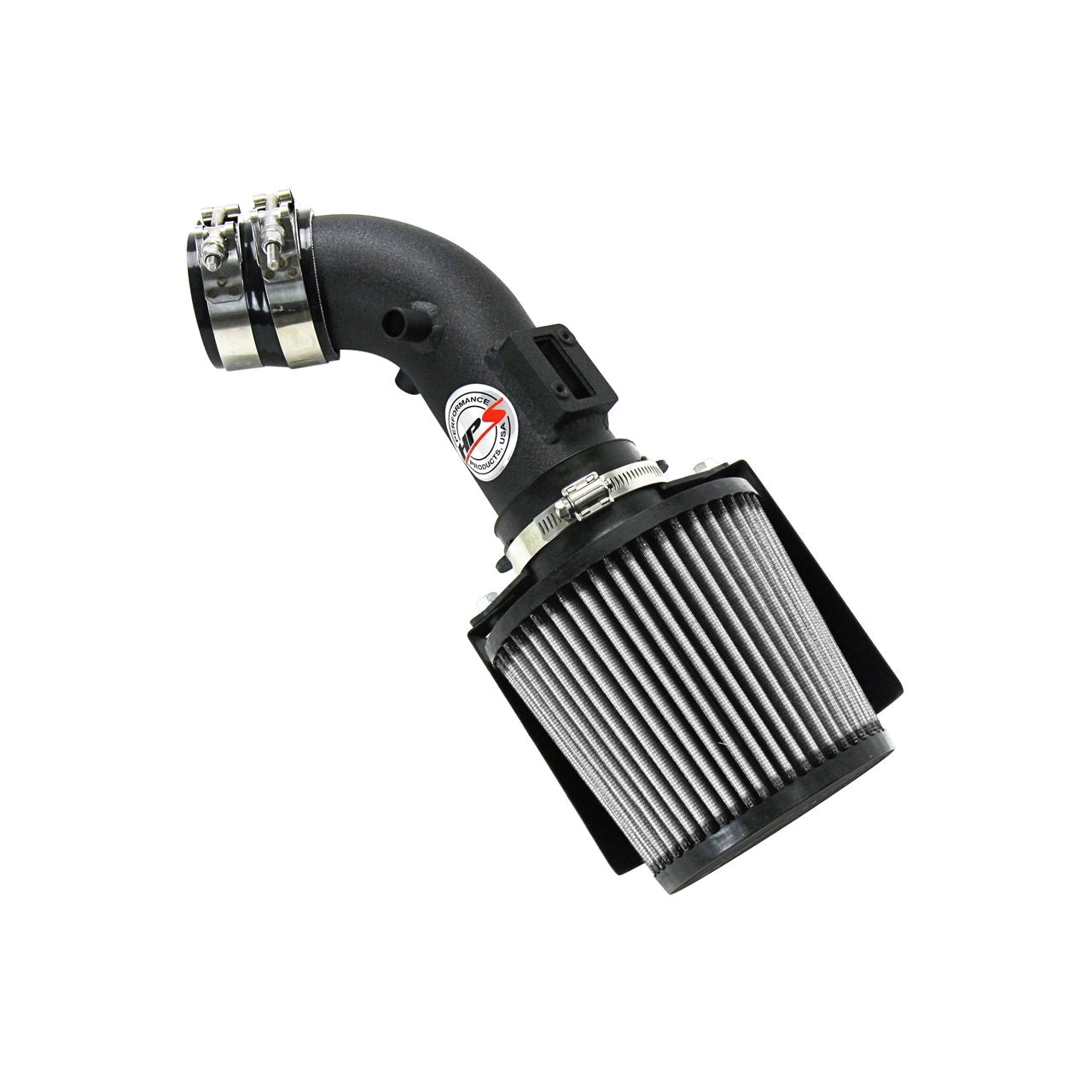 HPS Black Shortram Air Intake + Heat Shield for 06-11 Honda Civic 1.8L 8th Gen