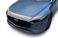 Thumbnail for AVS 19-22 Mazda 3 Hatchback Aeroskin Low Profile Hood Shield - Chrome