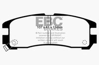 Thumbnail for EBC 95-99 Chrysler Sebring Coupe 2.0 Greenstuff Rear Brake Pads