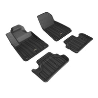 Thumbnail for 3D MAXpider 21-23 Polestar 2 Elitect 1st & 2nd Row Floormats - Black