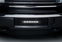 Thumbnail for Putco 11-14 Ford F-150 - EcoBoost Bumper Grille Inserts - Black SS Bar and 10in Luminix Light Bar