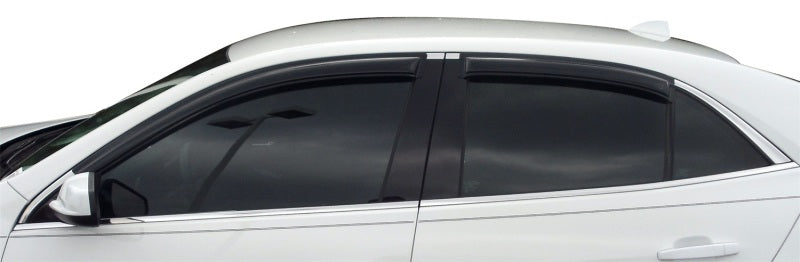 AVS 13-15 Chevy Malibu Ventvisor Outside Mount Window Deflectors 4pc - Smoke