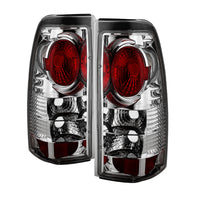 Thumbnail for Spyder Chevy Silverado 1500/2500 99-02 (Not Stepside) Euro Style Tail Lights Chrm ALT-YD-CS99-C