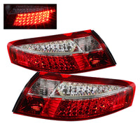 Thumbnail for Xtune Porsche 911 996 ( Non 4S. Turbo. GT3 ) 99-04 LED Tail Lights Red Clear ALT-ON-P99699-LED-RC