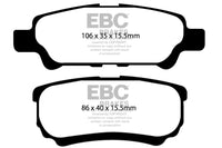 Thumbnail for EBC 11-14 Chrysler 200 2.4 Greenstuff Rear Brake Pads