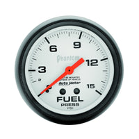 Thumbnail for Autometer Phantom 66.7mm 0-15 PSI Mechanical Fuel Pressure Gauge