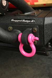 Thumbnail for Rugged Ridge Pink 3/4in D-Ring Shackles