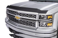 Thumbnail for AVS 14-15 Chevy Silverado 1500 Aeroskin II Textured Low Profile Hood Shield - Black