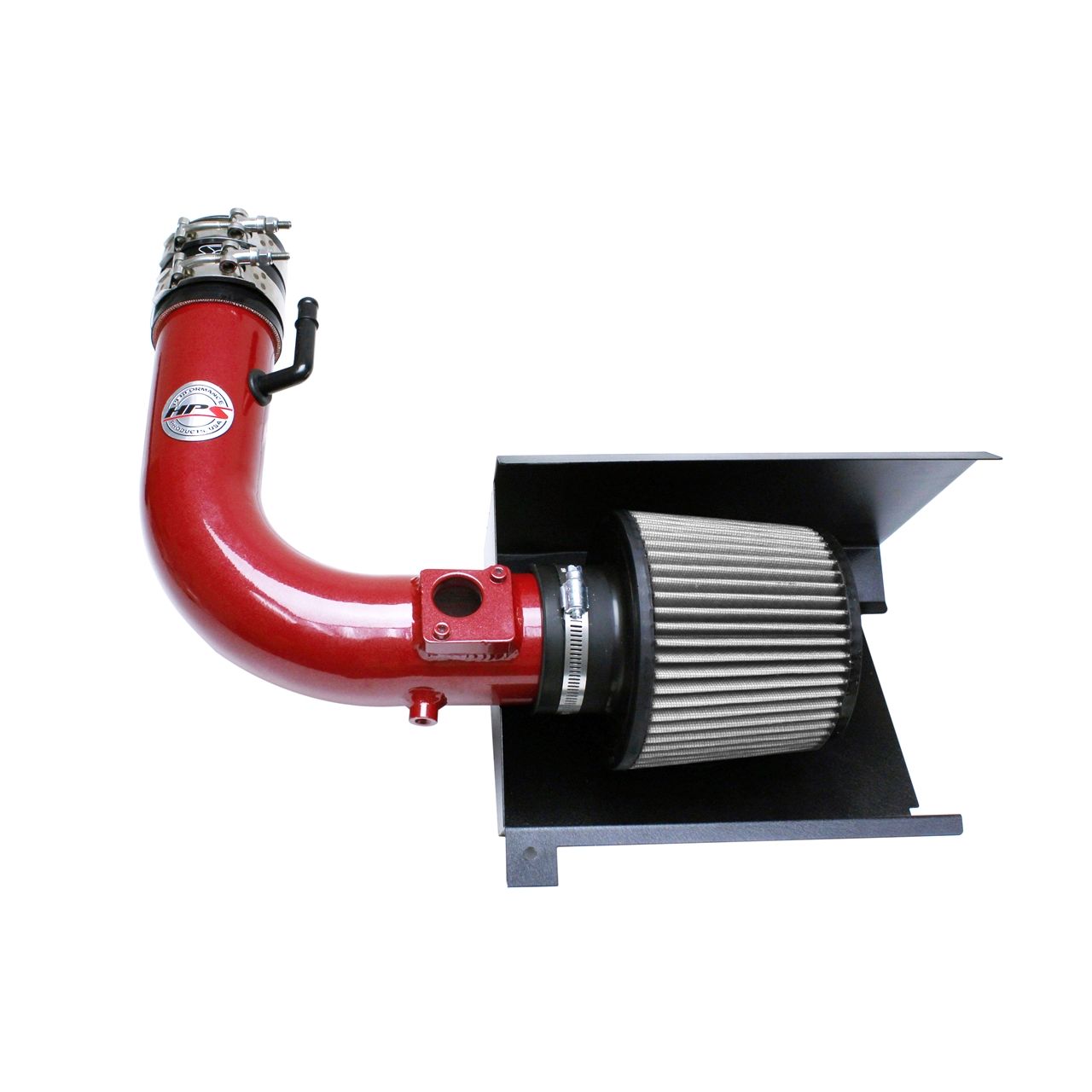 HPS Shortram Air Intake 2012-2020 Toyota GT 86, Includes Heat Shield, Red