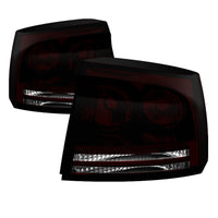 Thumbnail for Xtune Dodge Charger 05-08 OEM Style Tail Lights Dark Red ALT-JH-DC05-OE-RSM