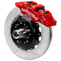 Thumbnail for Wilwood Aero6R/ST Front Big Brake Kit 14in Red Powder Coat 79-88 Chevrolet Monte Carlo