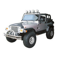 Thumbnail for Rugged Ridge 97-06 Jeep Wrangler TJ Black Full Frame Light Bar