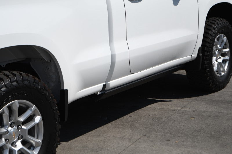 RealTruck 19-24 Chevy Silverado Standard Cab 2dr VoltStep Electric Running Board Kit-Textured Black