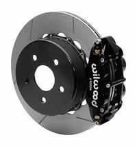 Thumbnail for Wilwood 2020+ Jeep Gladiator (JT) Narrow Superlite 4R Rear Slotted Brake Kit 14.00in Black w/ Lines