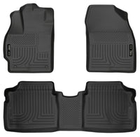 Thumbnail for Husky Liners 10-12 Toyota Prius WeatherBeater Combo Black Floor Liners