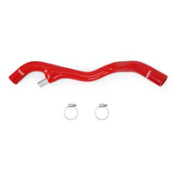 Thumbnail for Mishimoto 03-04 Ford F-250/F-350 6.0L Powerstroke Lower Overflow Red Silicone Hose Kit