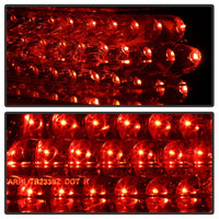 Thumbnail for Xtune Mercedes Benz W210 E-Class 96-02 LED Tail Lights Red Smoke ALT-CL-MBW210-LED-RSM