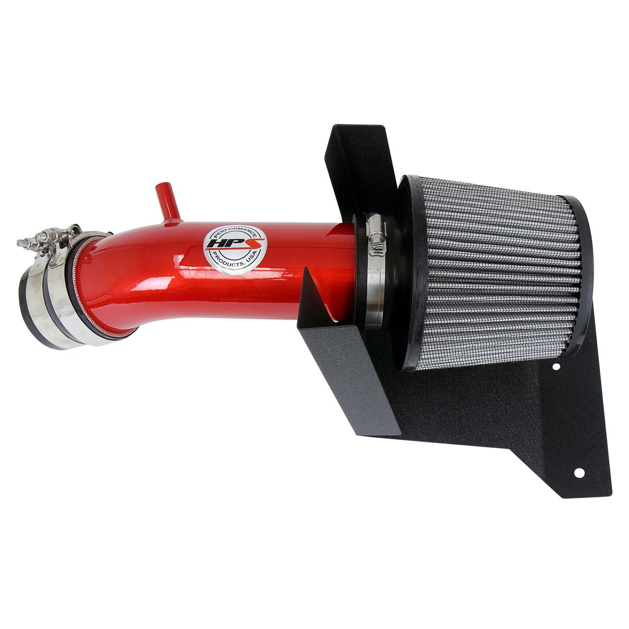 HPS Shortram Air Intake 2011-2016 Hyundai Elantra 1.8L, Includes Heat Shield, Red