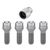 Thumbnail for McGard Wheel Lock Bolt Set - 4pk. (Cone Seat) M14X1.5 / 17mm Hex / 29.0mm Shank Length - Chrome