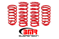 Thumbnail for BMR 79-04 Fox Mustang Lowering Spring Kit (Set Of 4) - Red